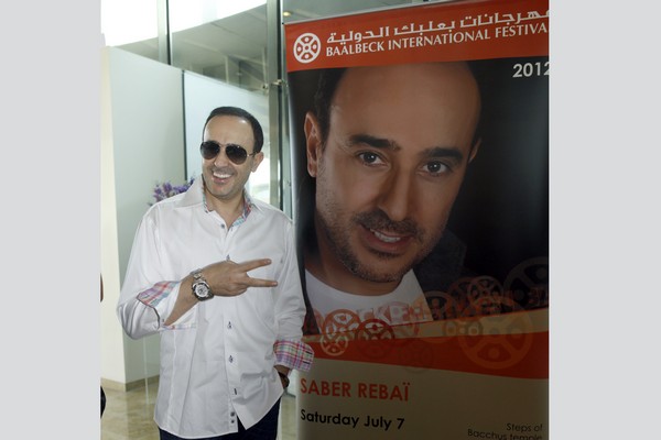 SABER ROUBA3I press conference (Baalback Festival 2012 )